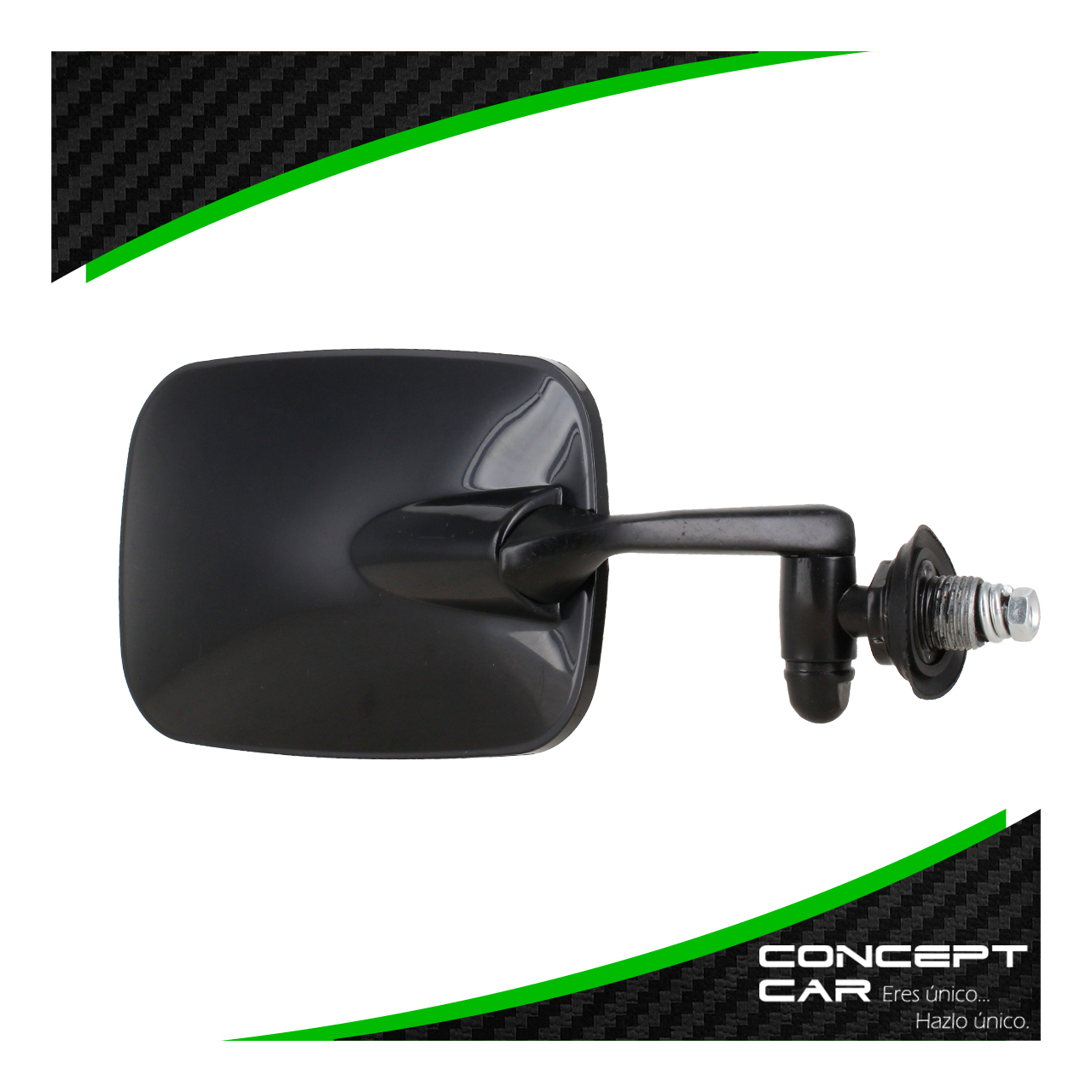 Espejo Lateral Tipo Clasico Vw Sedan Vocho Cromo O Negro