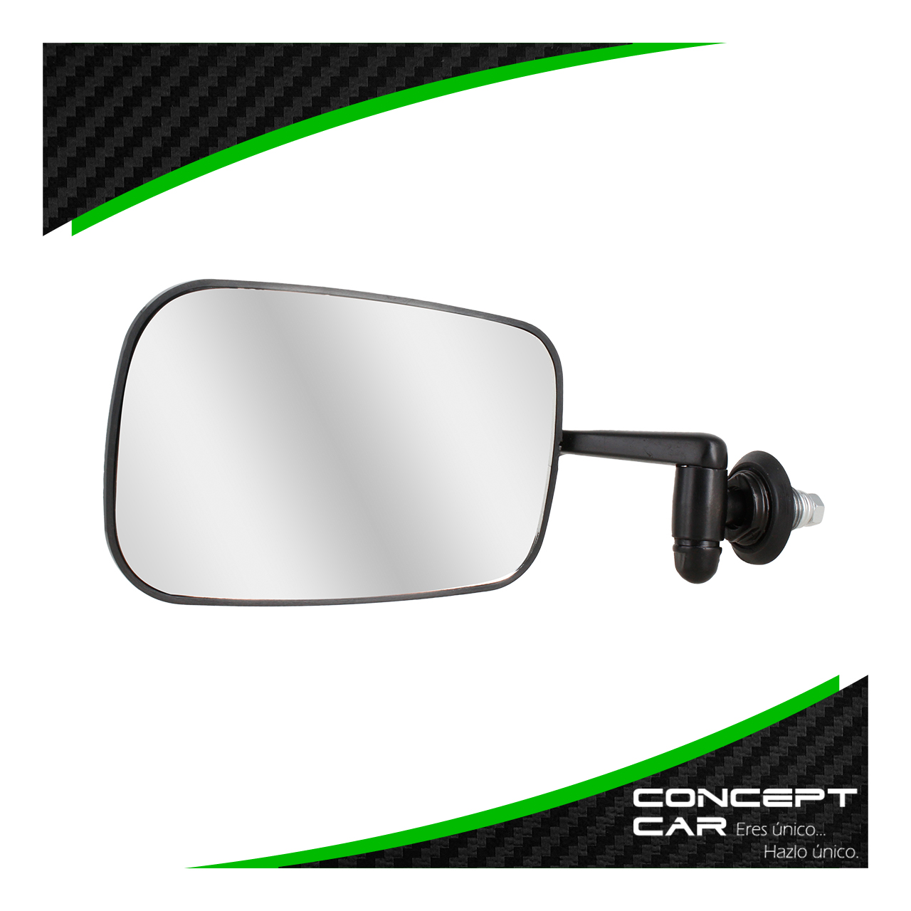 Espejo Lateral Tipo Clasico Vw Sedan Vocho Cromo O Negro