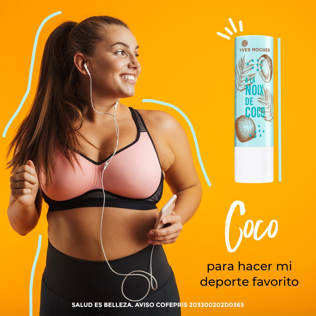 Kit 3 Balsamos Labiales Coco Yves Rocher 4.8g c/u