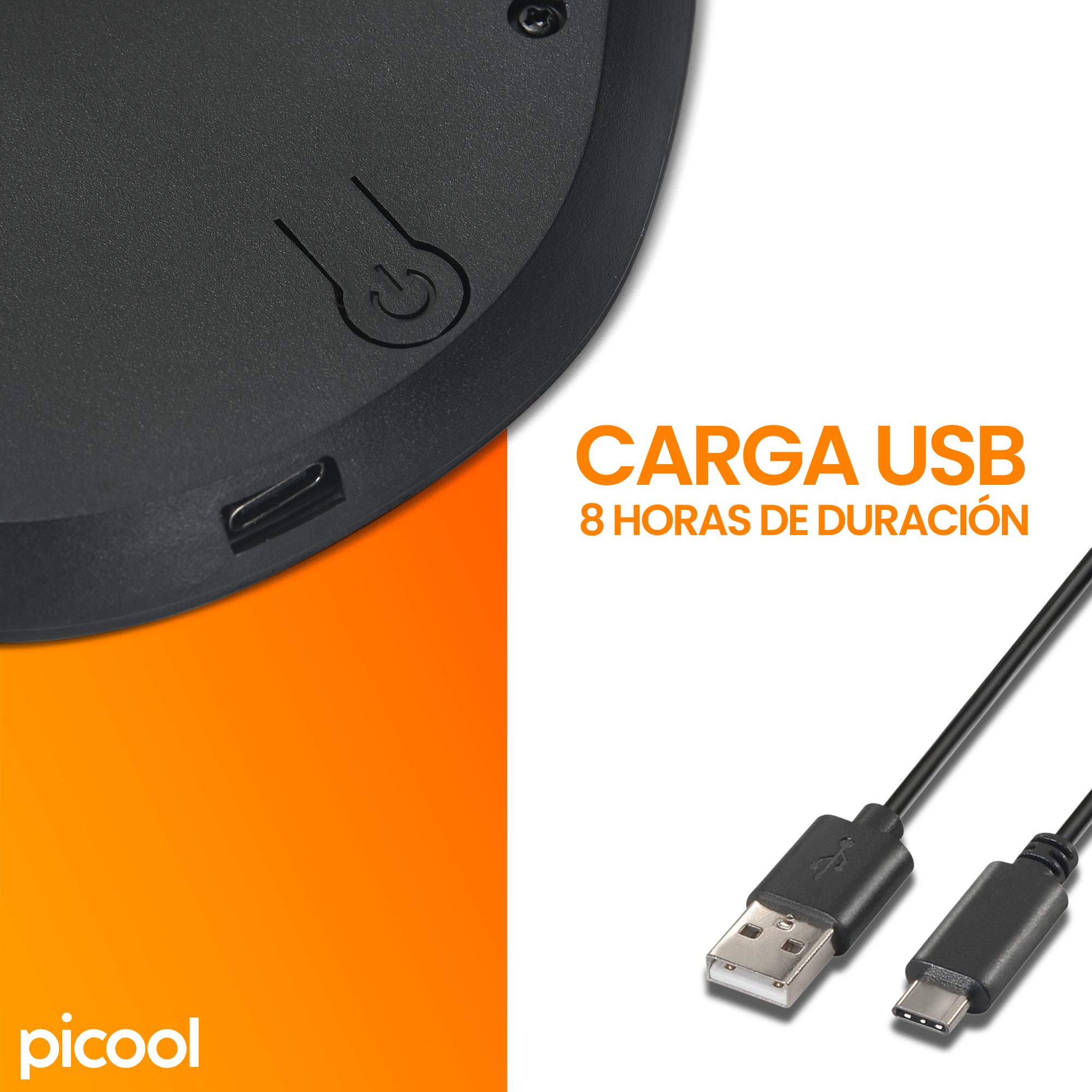 Máscara de Luz LED Ajustable Recargable Para Halloween Disfraz Cosplay