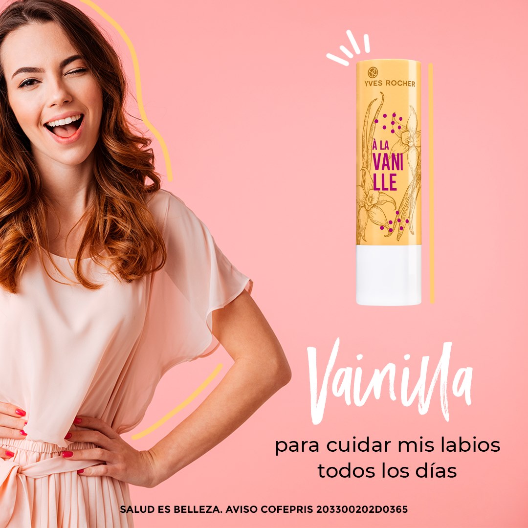 Kit 3 Balsamos Labiales Vainilla Yves Rocher 4.8g c/u