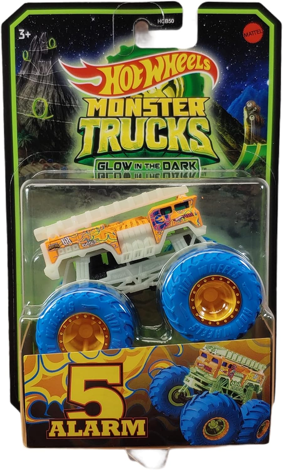 Hot Wheels Monster Trucks - coche de bomberos de 5 alarmas