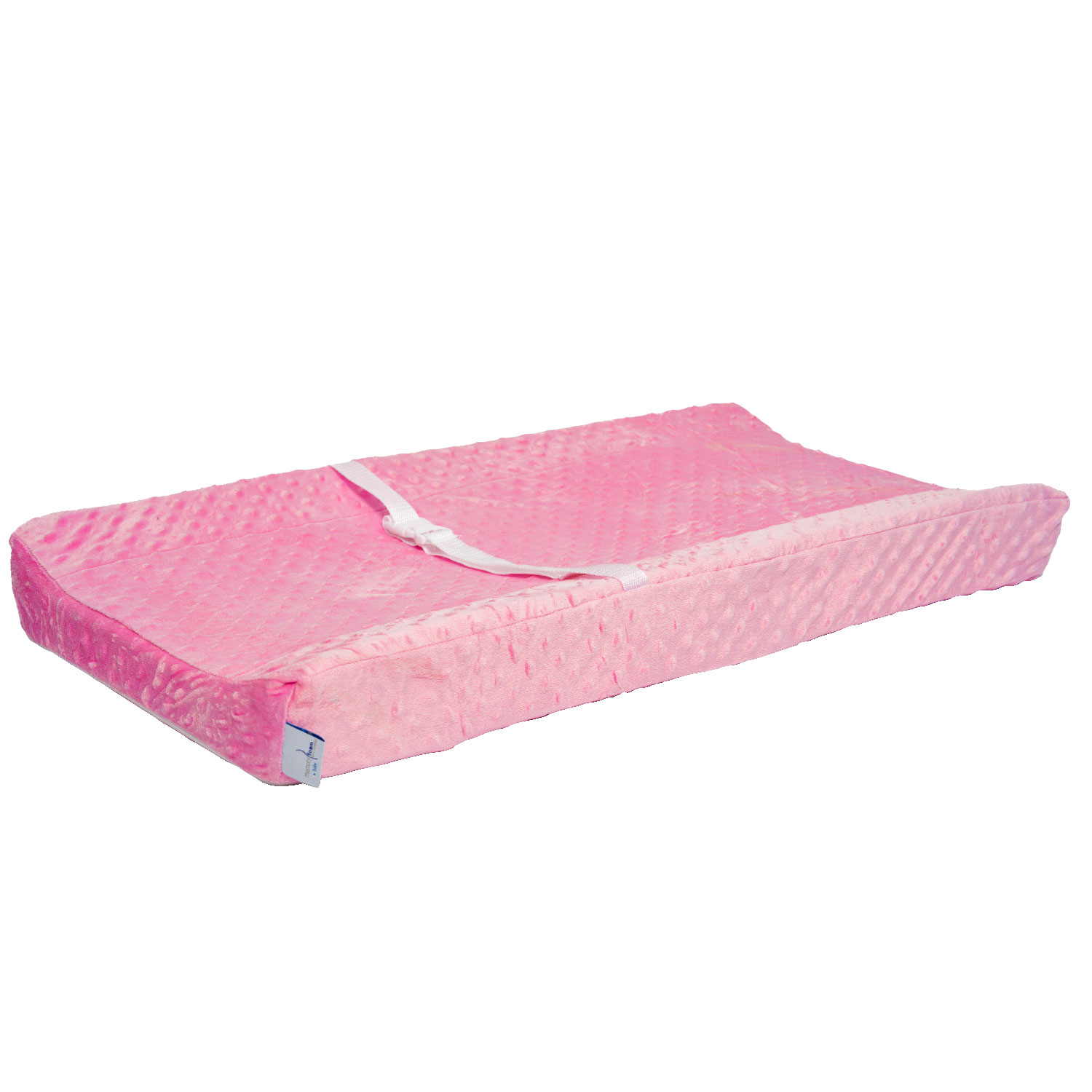 Memory Foam Cambiador para Bebé Cambiador de Pañales Incluye Colchón y Funda Lavable Color Rosa.