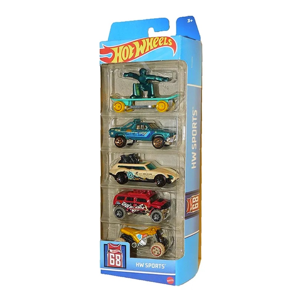 Hot Wheels SPORTS PACK DE 5 AUTOS