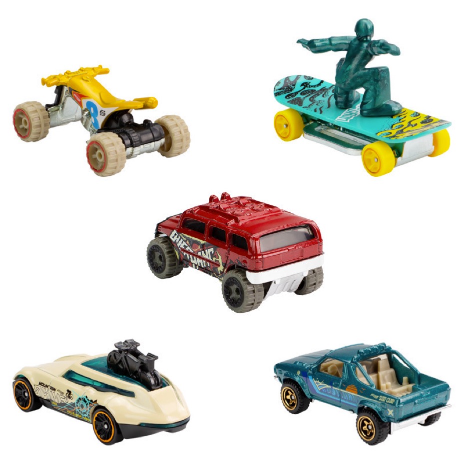 Hot Wheels SPORTS PACK DE 5 AUTOS
