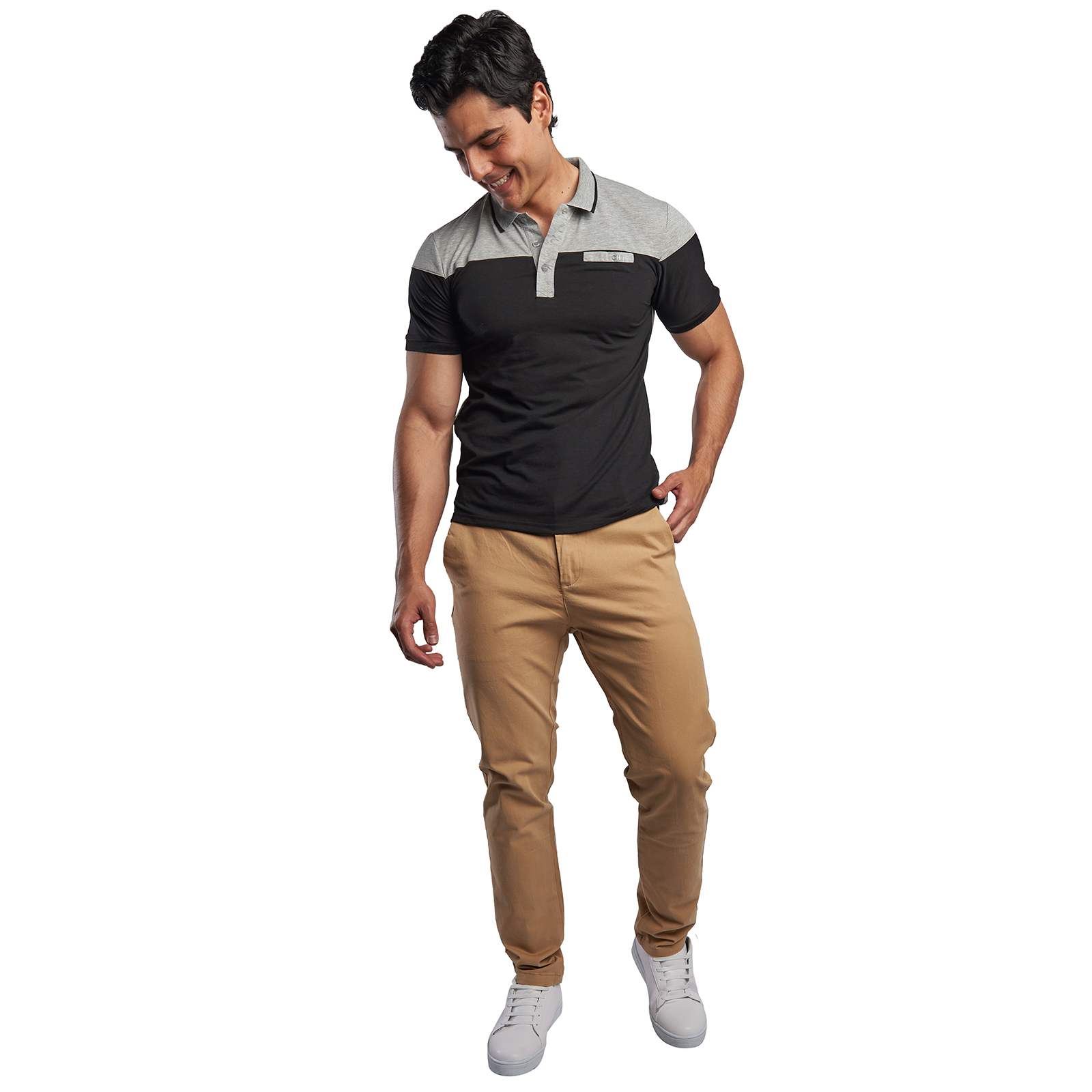 Paquete 3 Playeras Tipo Polo Para Hombre