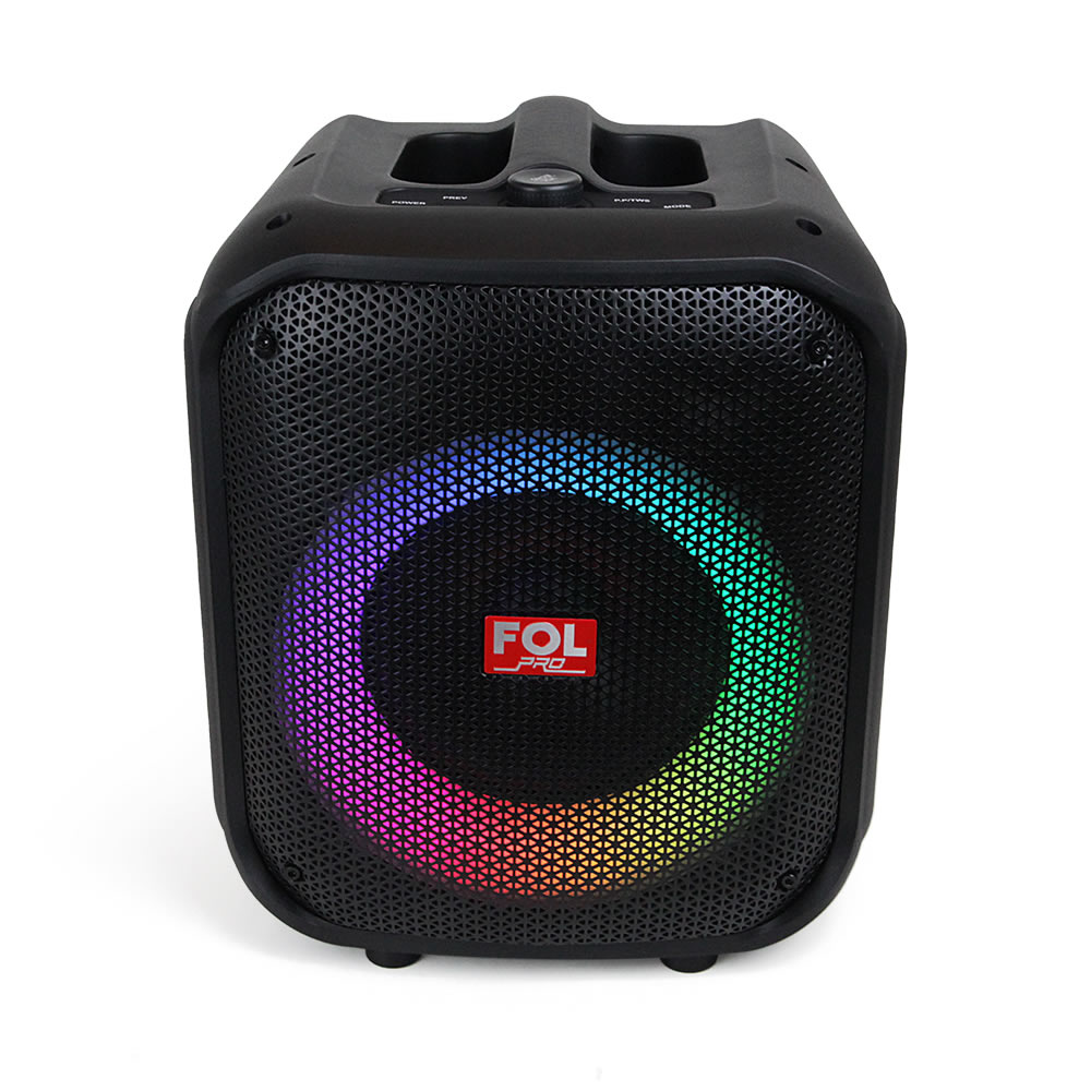 Bocina Portátil Fol Pro FS-L1206 Potencia De Salida 50W - Negro