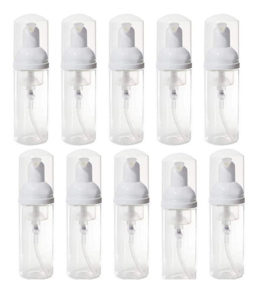 Botella Dispensadora De Jabón De 50ml, 10 Piezas