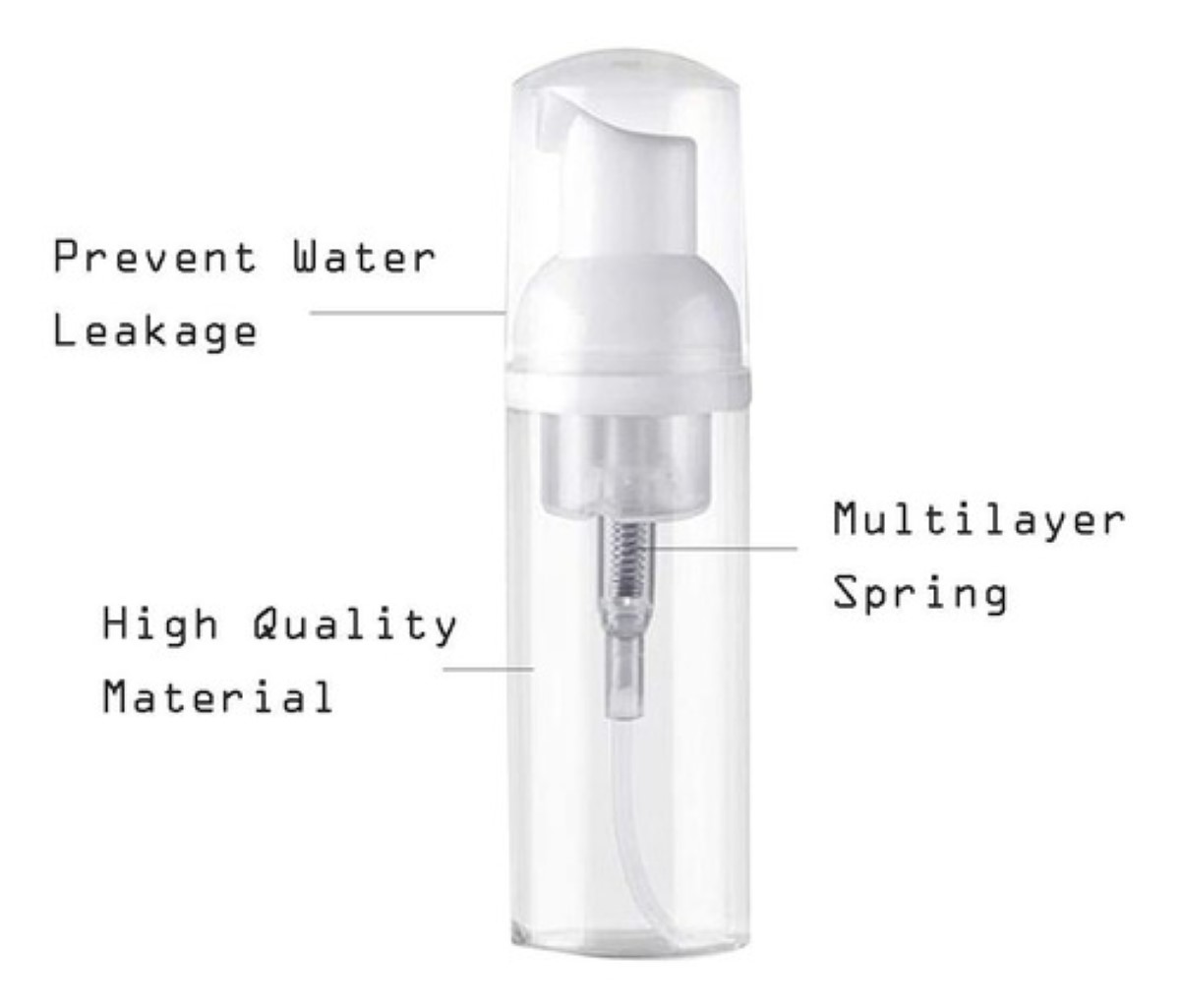Botella Dispensadora De Jabón De 50ml, 10 Piezas