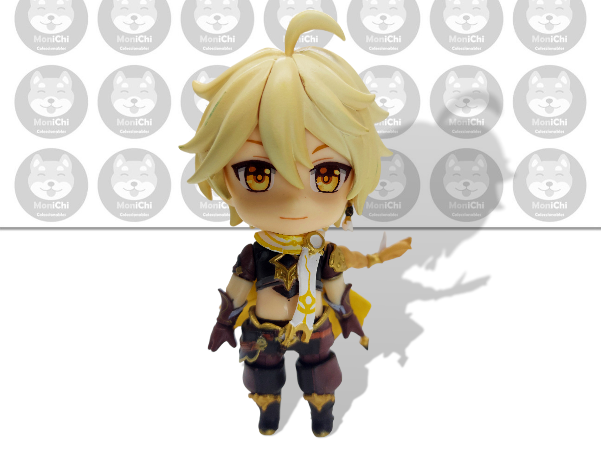 Traveler Aether 1717 Nendoroid Figura Anime Genshin Impact