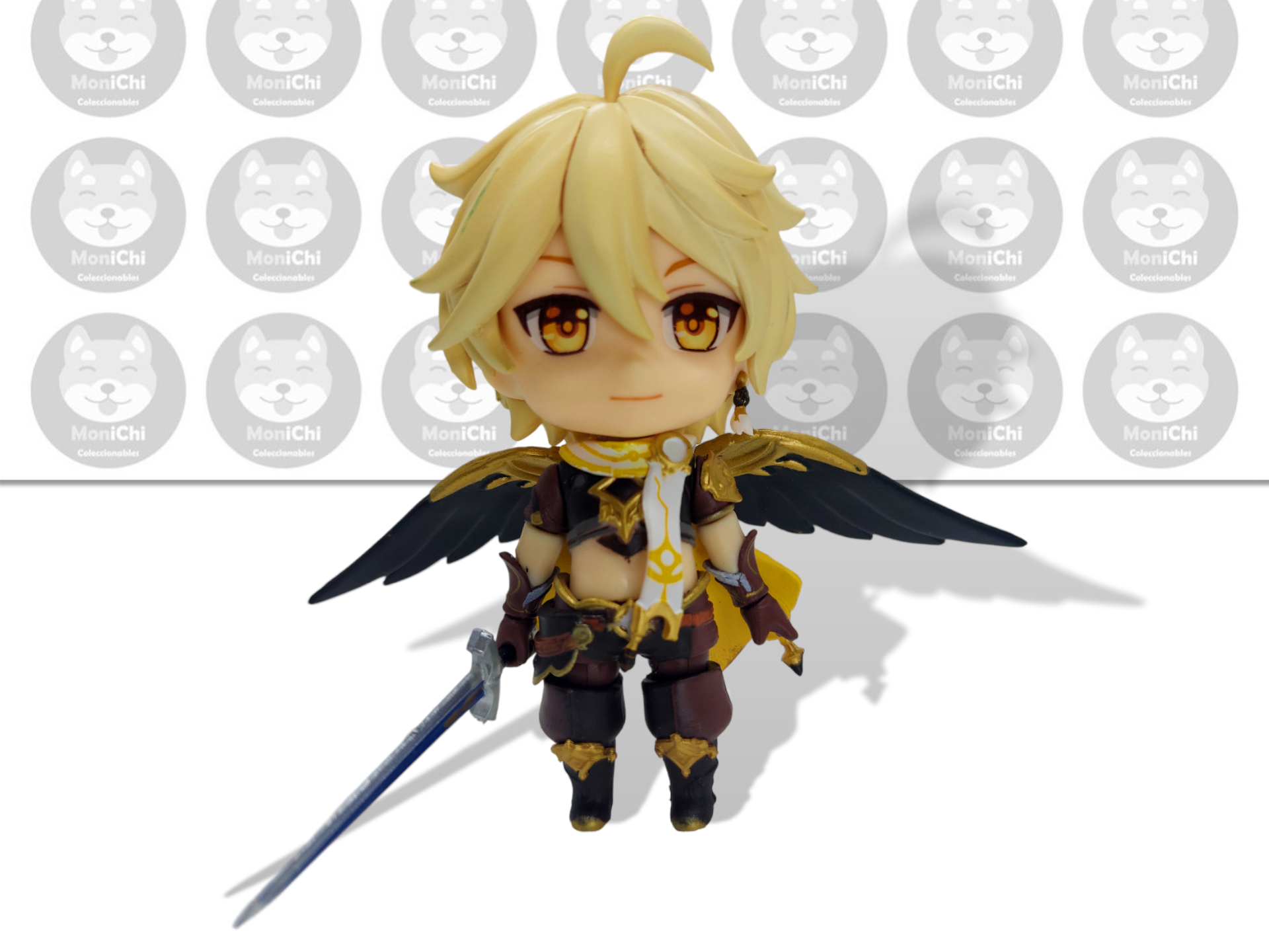 Traveler Aether 1717 Nendoroid Figura Anime Genshin Impact