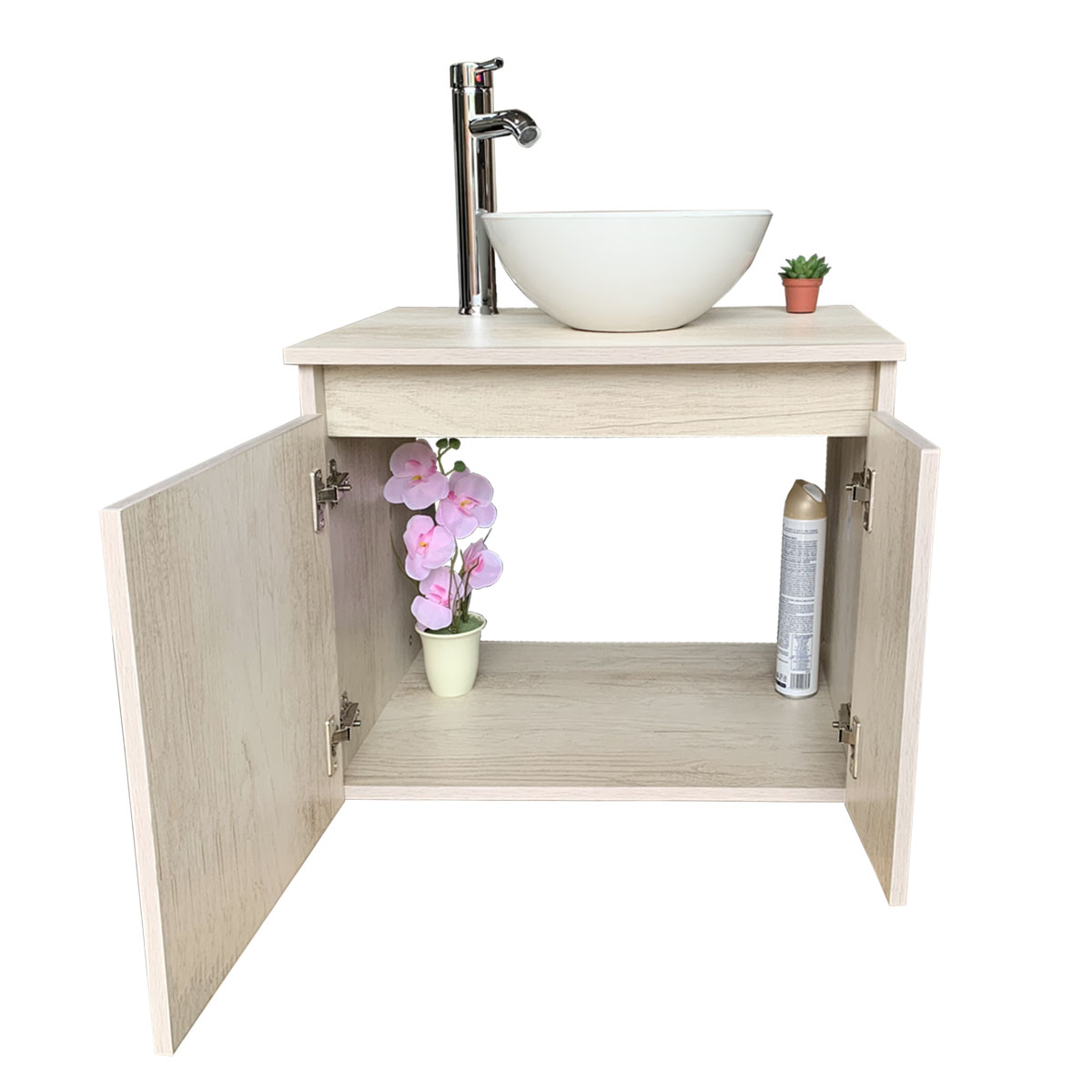 Mueble Gabinete Para Baño Con Lavamanos Y Monomando Gab05