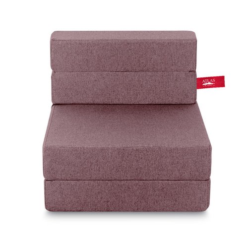 Sofa cama plegable individual color Rosa estilo Puff