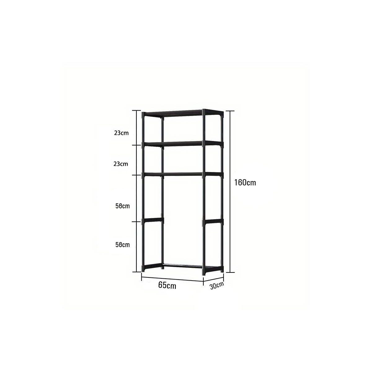 Mueble organizador Baño, Rack estante repisa 160*65*30