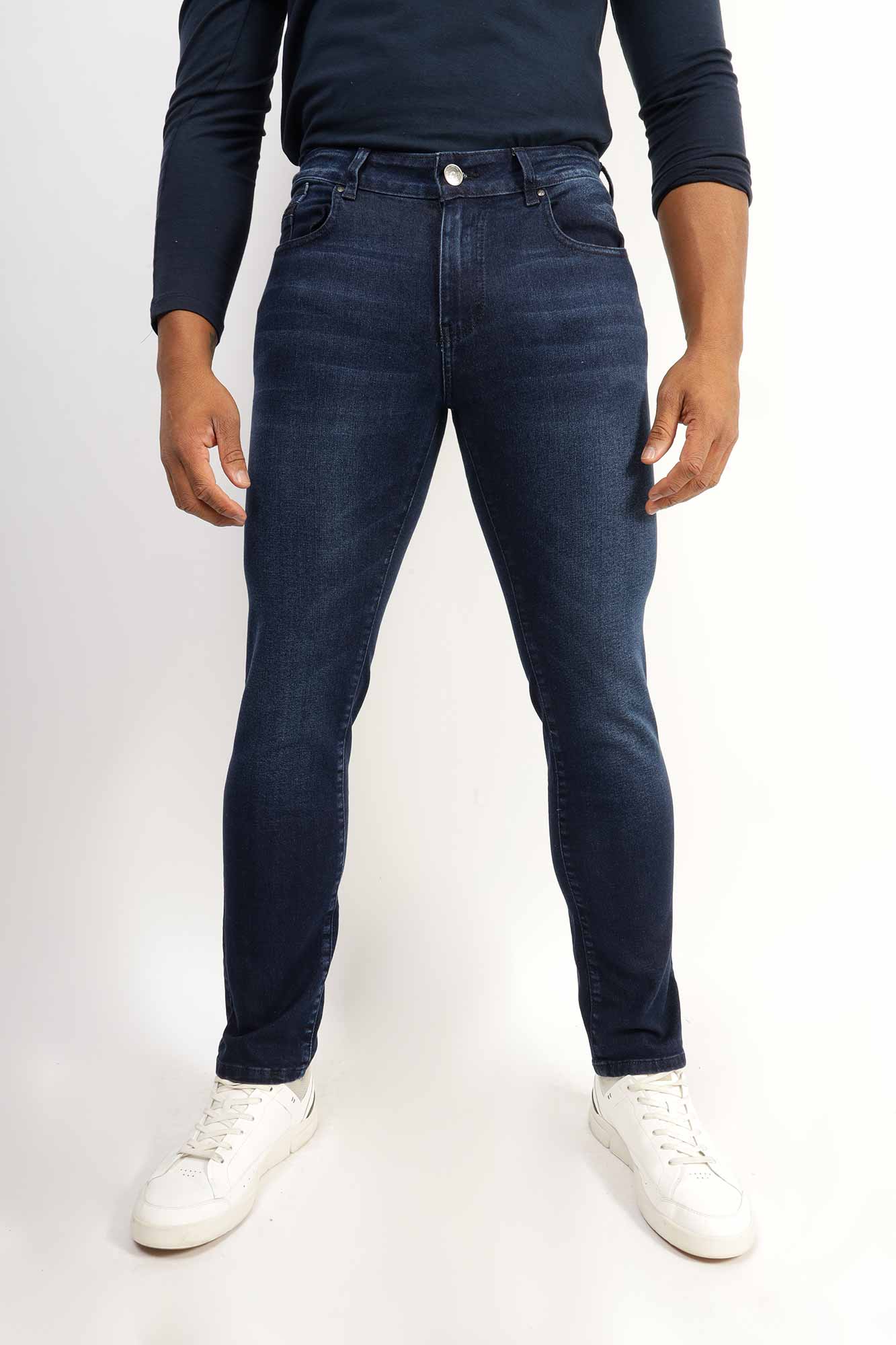 Pantalón de mezclilla Regular Stretch Fit para hombre.