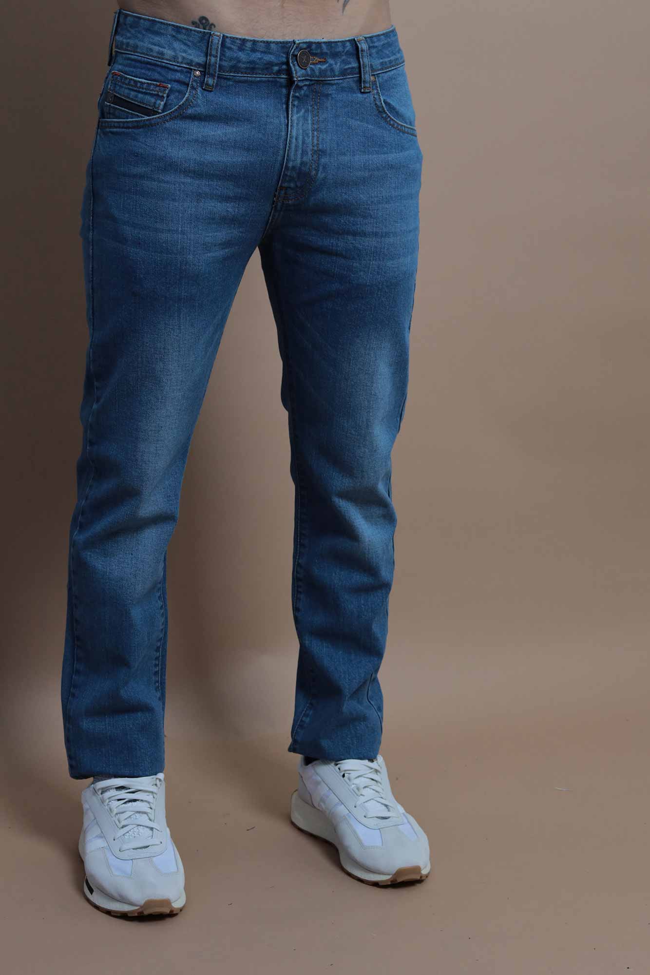 Pantalón de mezclilla Regular Fit para hombre