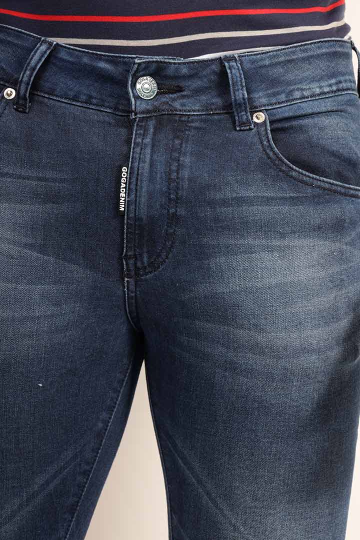 Pantalón skinny stretch de mezclilla para hombre.