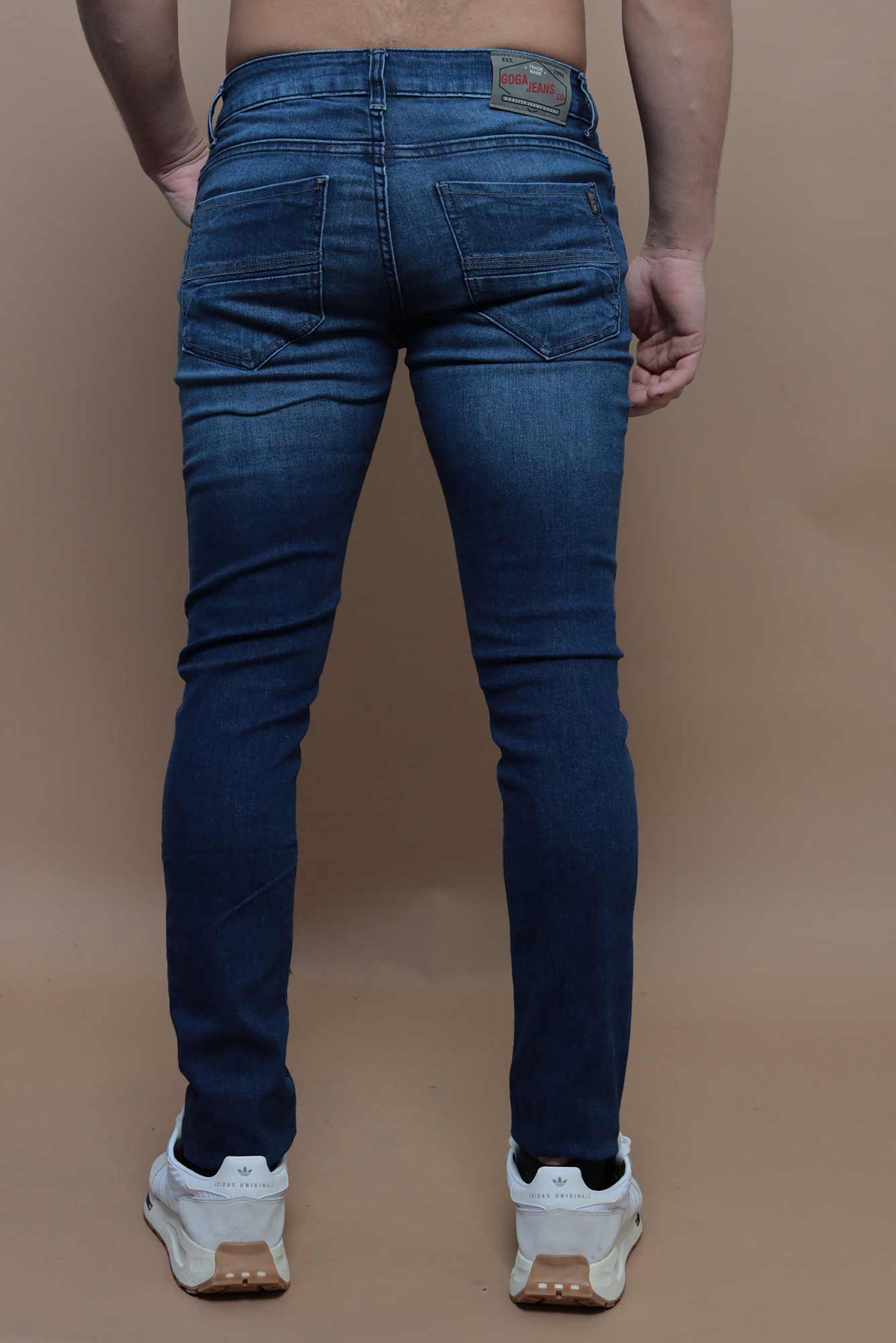 Pantalón skinny fit de mezclilla para mujer – Goga & Co