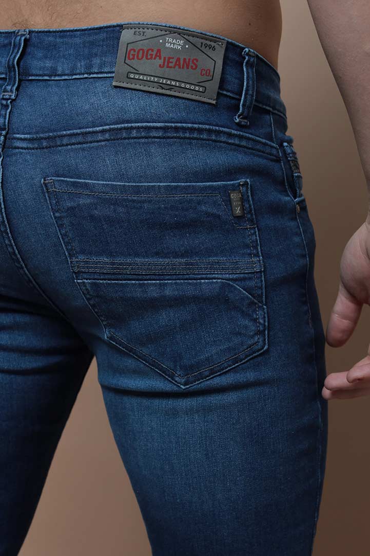 Pantalón skinny fit de mezclilla para hombre