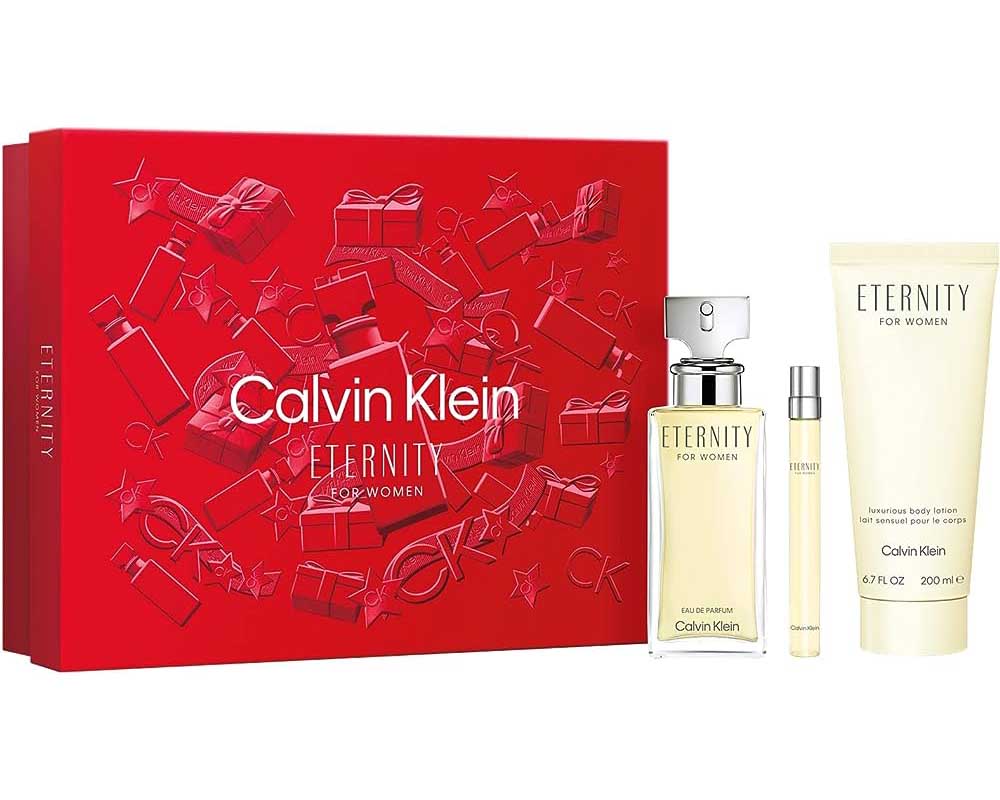 Calvin klein Eternity Women EDP 100 ml + Body lotion 200 ml + 10 ml