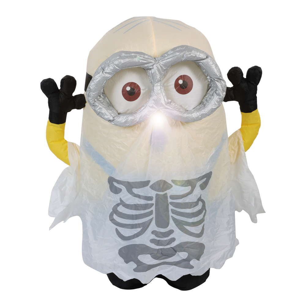 Inflable Halloween Minion Fantasma 1.07 m