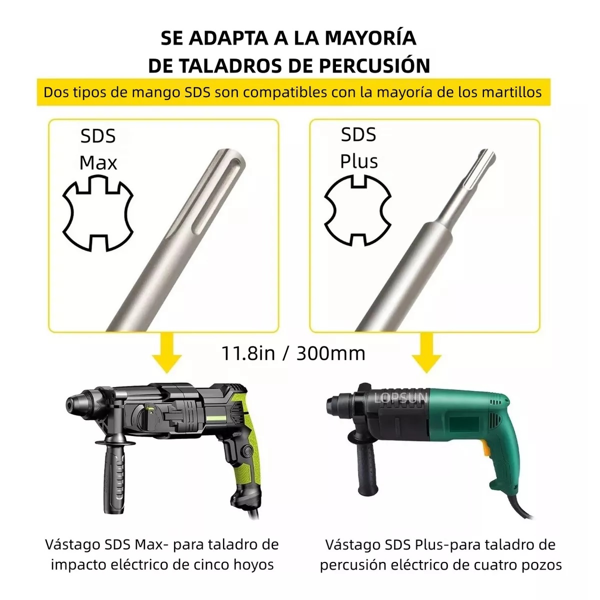 Kit 8 Brocas Sierras Copa Sds Plus 35-110mm De Concreto Pasamuro