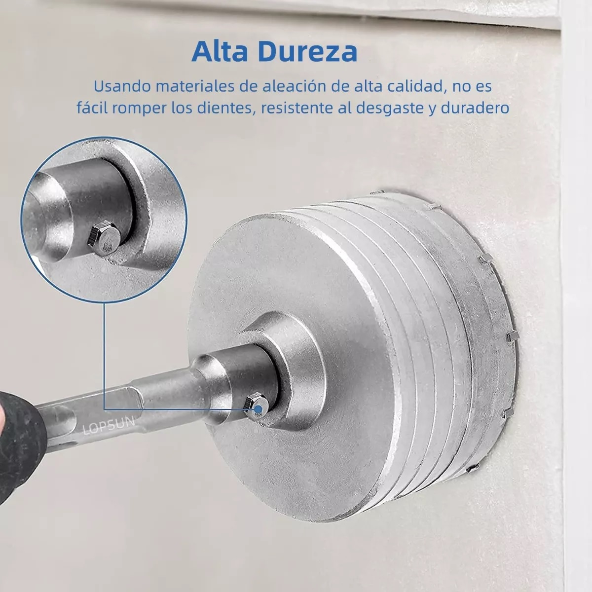 Kit 8 Brocas Sierras Copa Sds Plus 35-110mm De Concreto Pasamuro