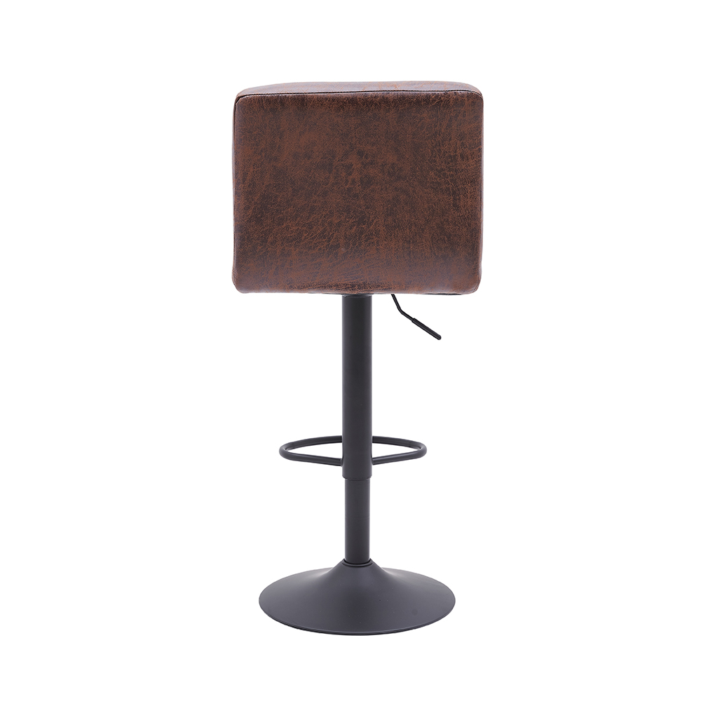 Par Sillas Bancos Altos Bilbao Para Desayunador Barra Comedor Color Café