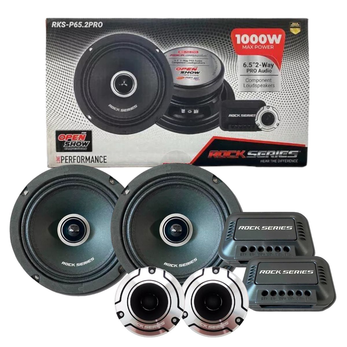Set De Medios Rock Series 1000w Open Show