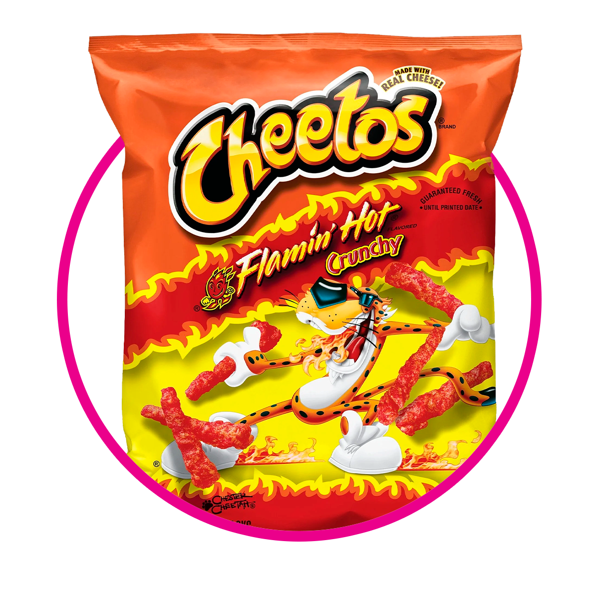 CHEETOS CRUNCHY FLAMIN HOT 240.9G