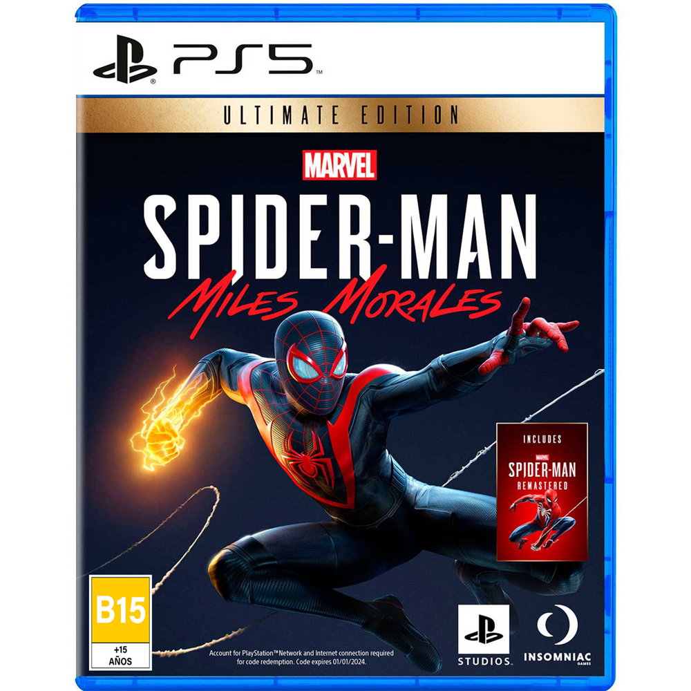 PS5 Juego Marvel's Spider Man Miles Morales Ultimate Edition