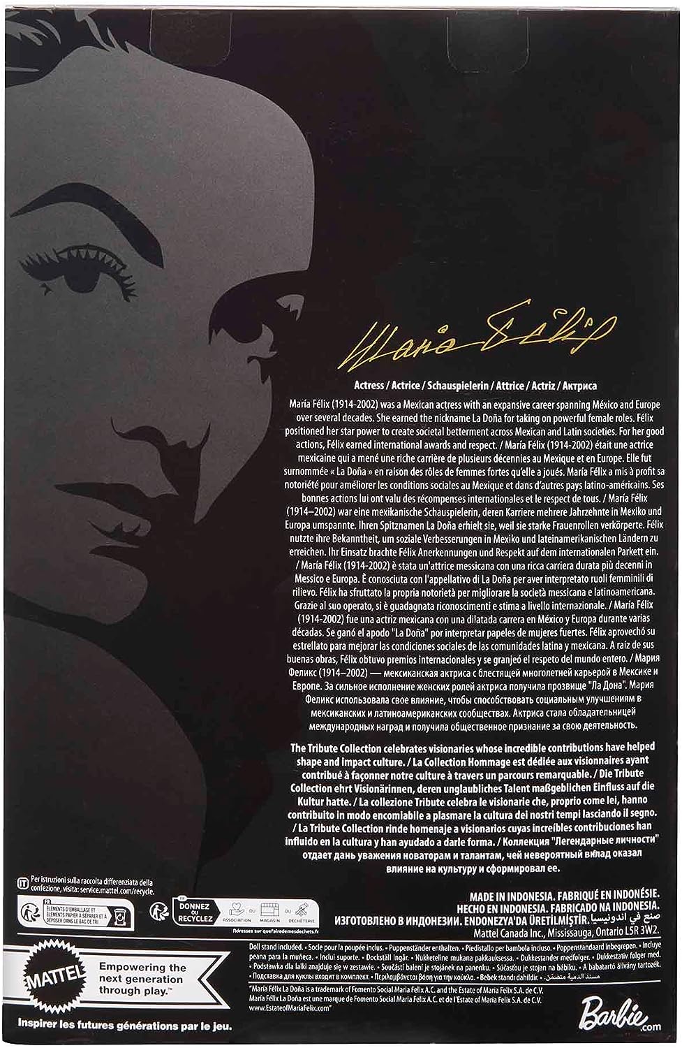 Barbie Signature María Félix Muñeca De Colección 2023
