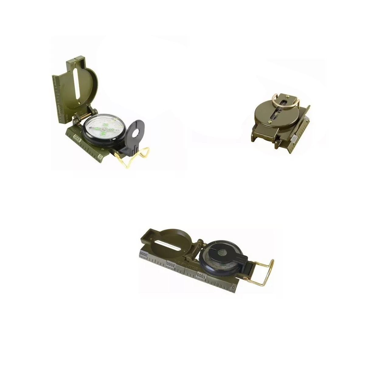 Brújula Lensática Profesional Militar Impermeable Metal