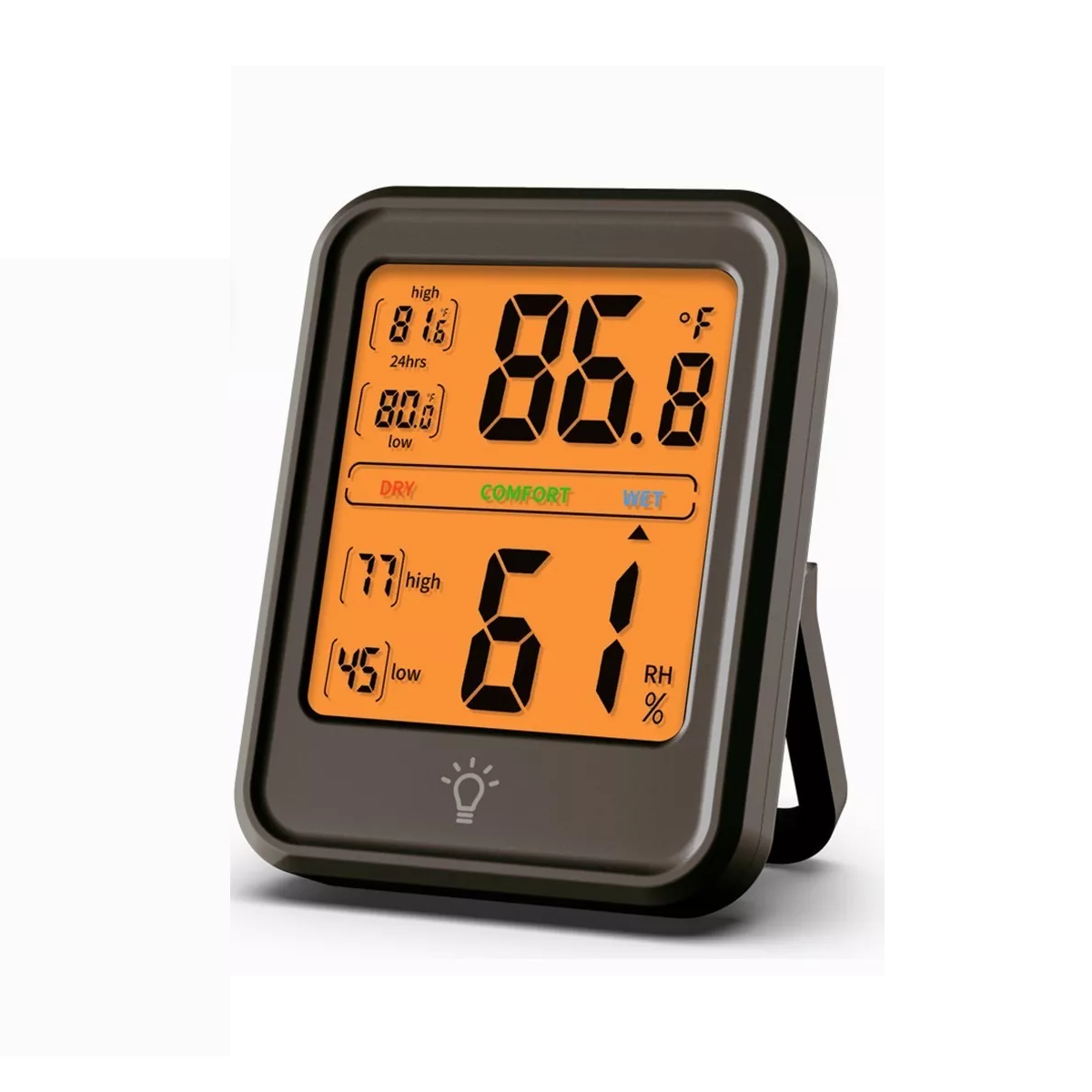 Higrómetro Termómetro Digital Humedad Interior De Magnético