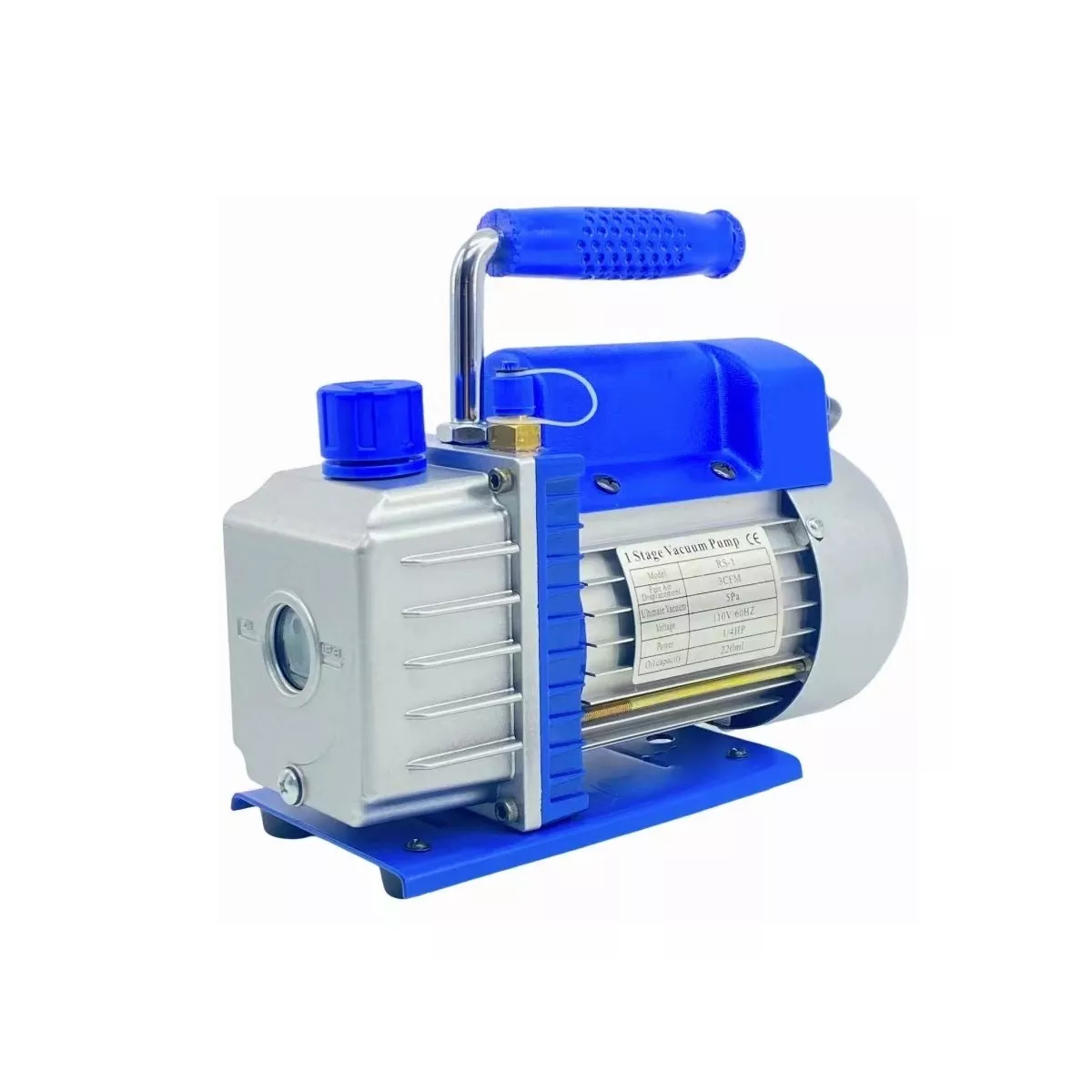 Bomba De Vacío De Paletas Rotativas 3 Cfm 1/4 Hp Etapa 1