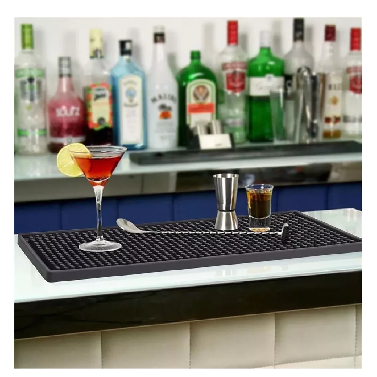 Tapete Para Bar Grande 45 X 30cm Barra Escurridor Barman