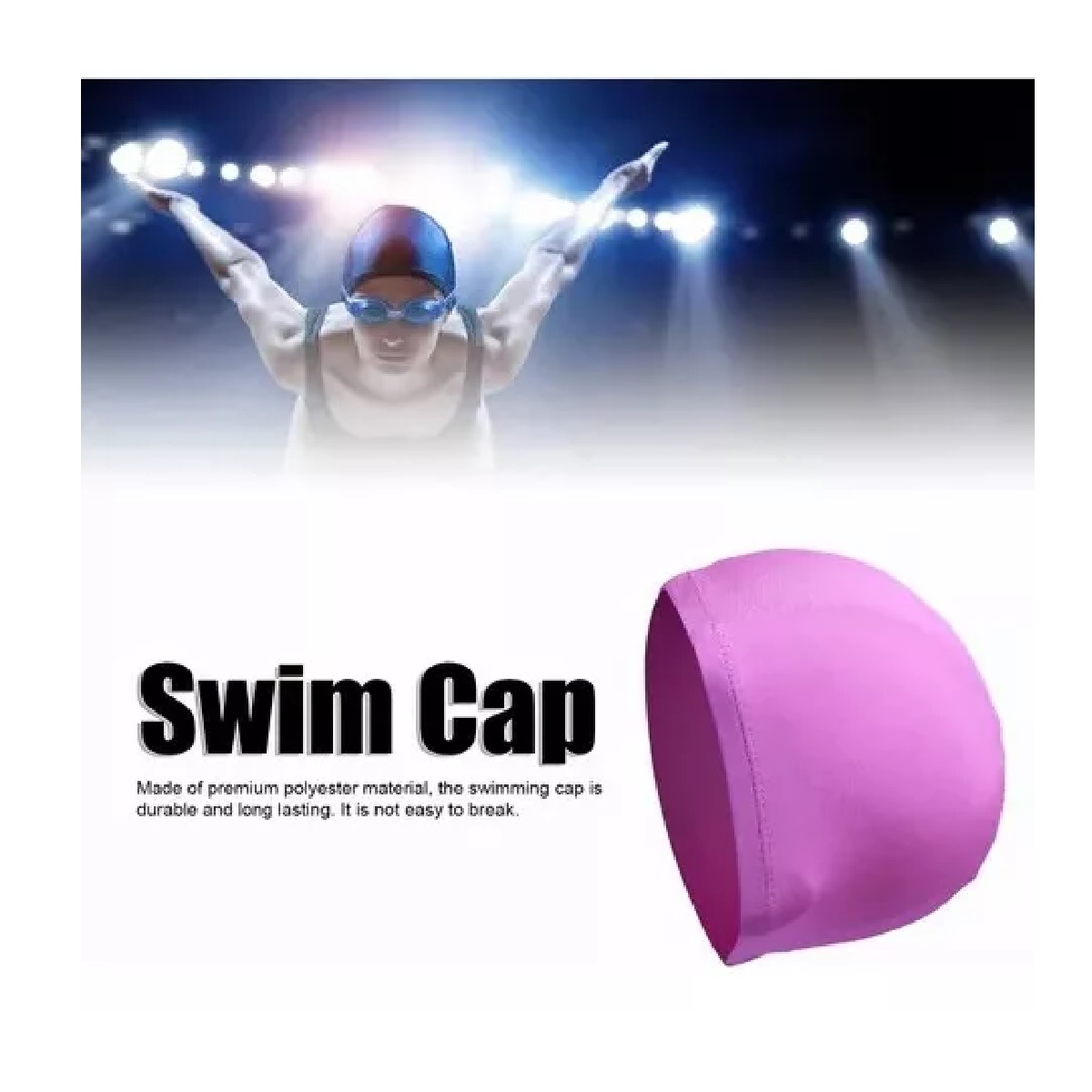 Set 6pzs Gorra Para Natación De Unisex ,adultos Y Niños