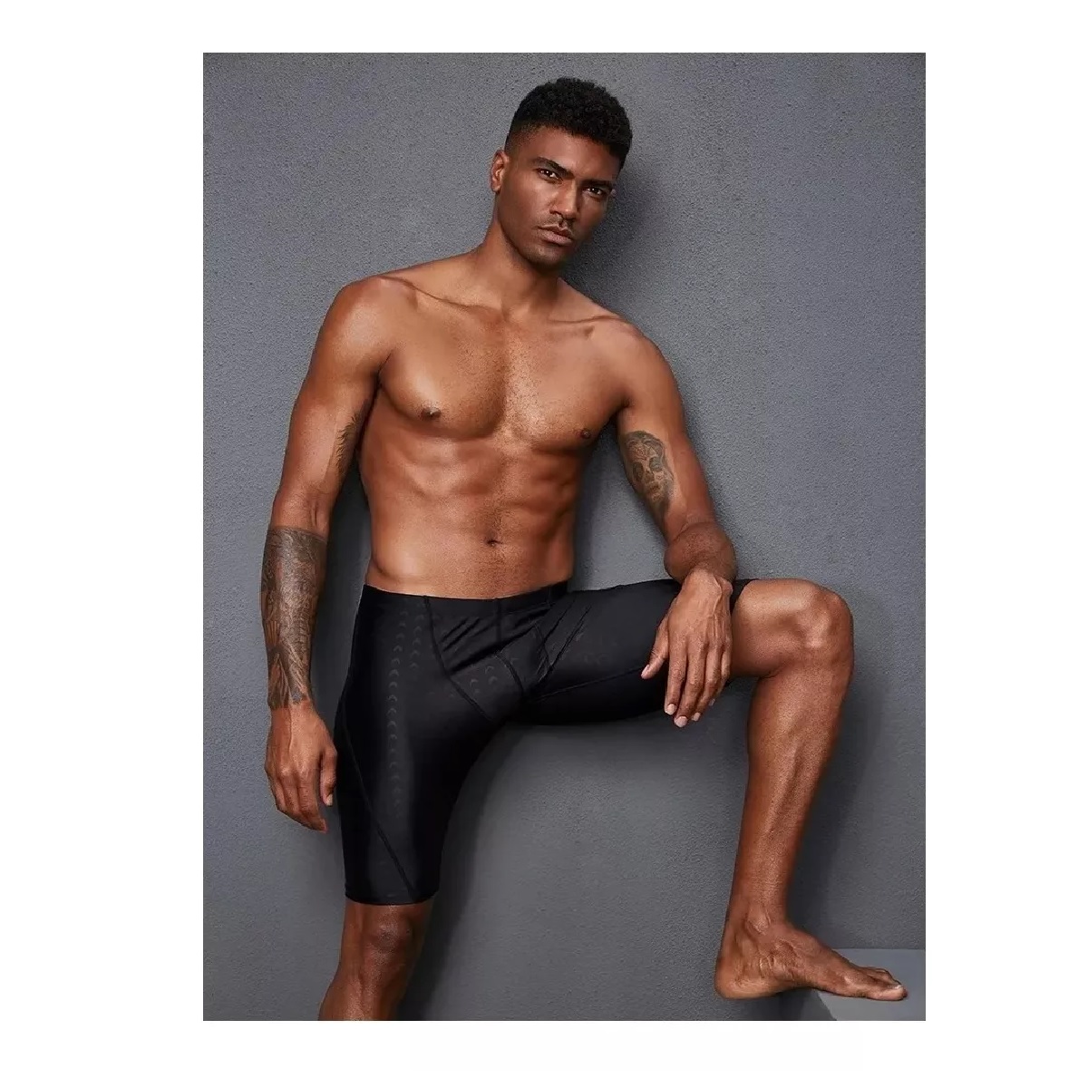 Trajes De Baño Deportivo Hombre Natación Y Gorro De Natación 3XL