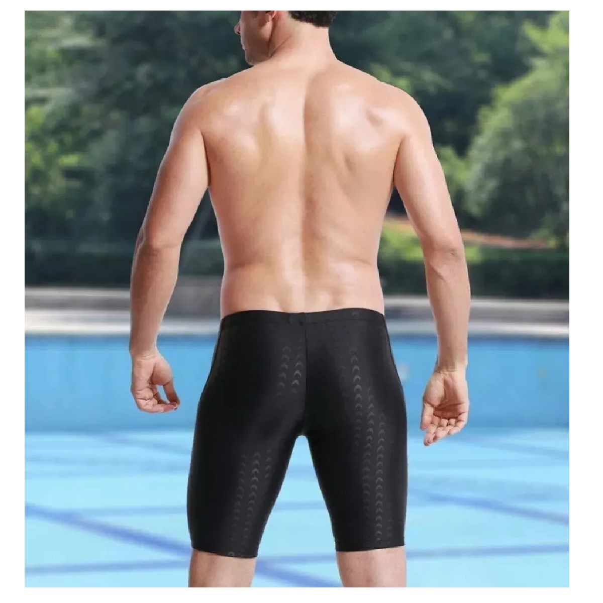 Trajes De Baño Deportivo Hombre Natación Y Gorro De Natación 3XL