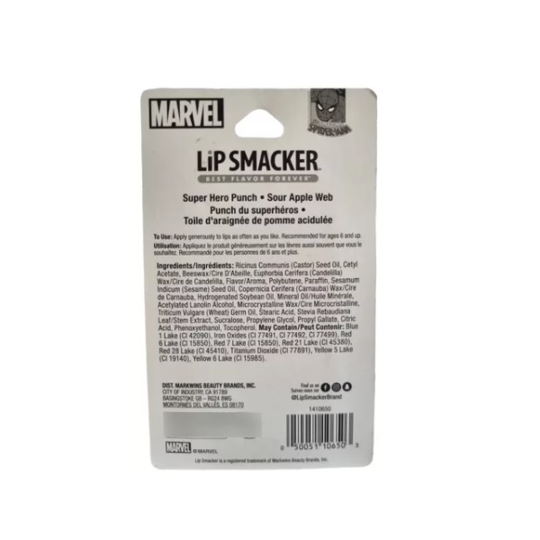 Lip Smacker Marvel Spiderman 2 piezas