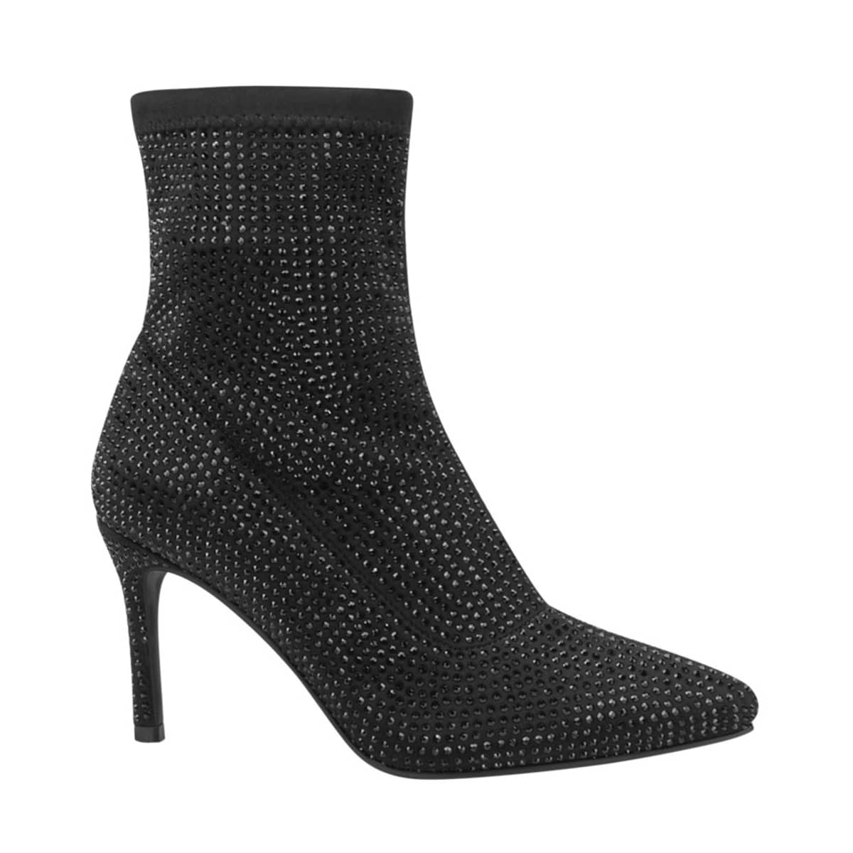 Botas de vestir Thalia Sodi, negras con pedrería, mod. 1086431
