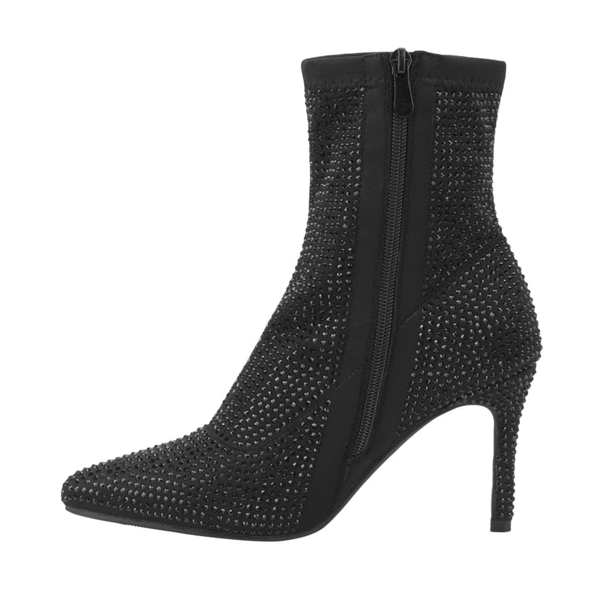 Botas de vestir Thalia Sodi, negras con pedrería, mod. 1086431