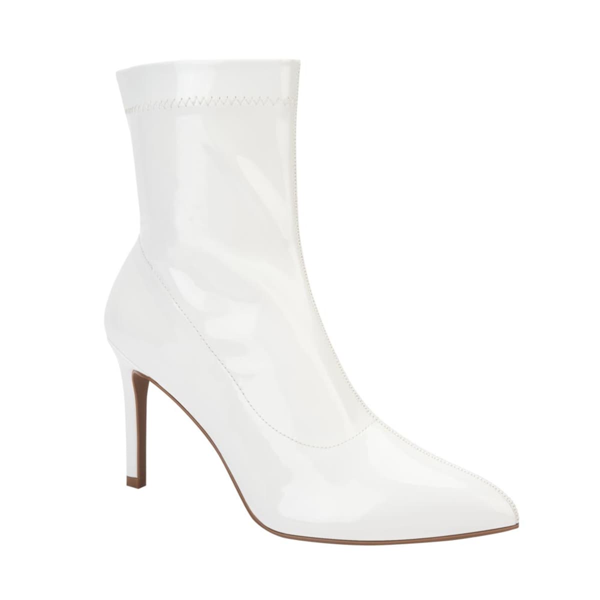 Botas de vestir blancas de charol color blanco marca Thalia Sodi