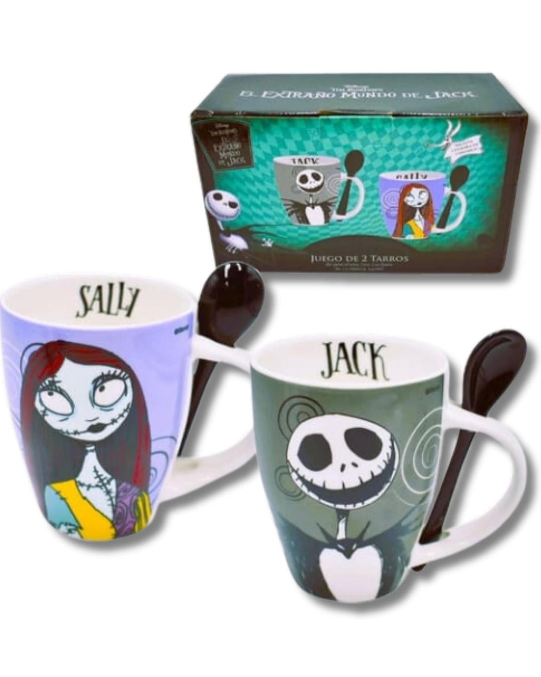 Set De Tazas Duo Jack Y Sally