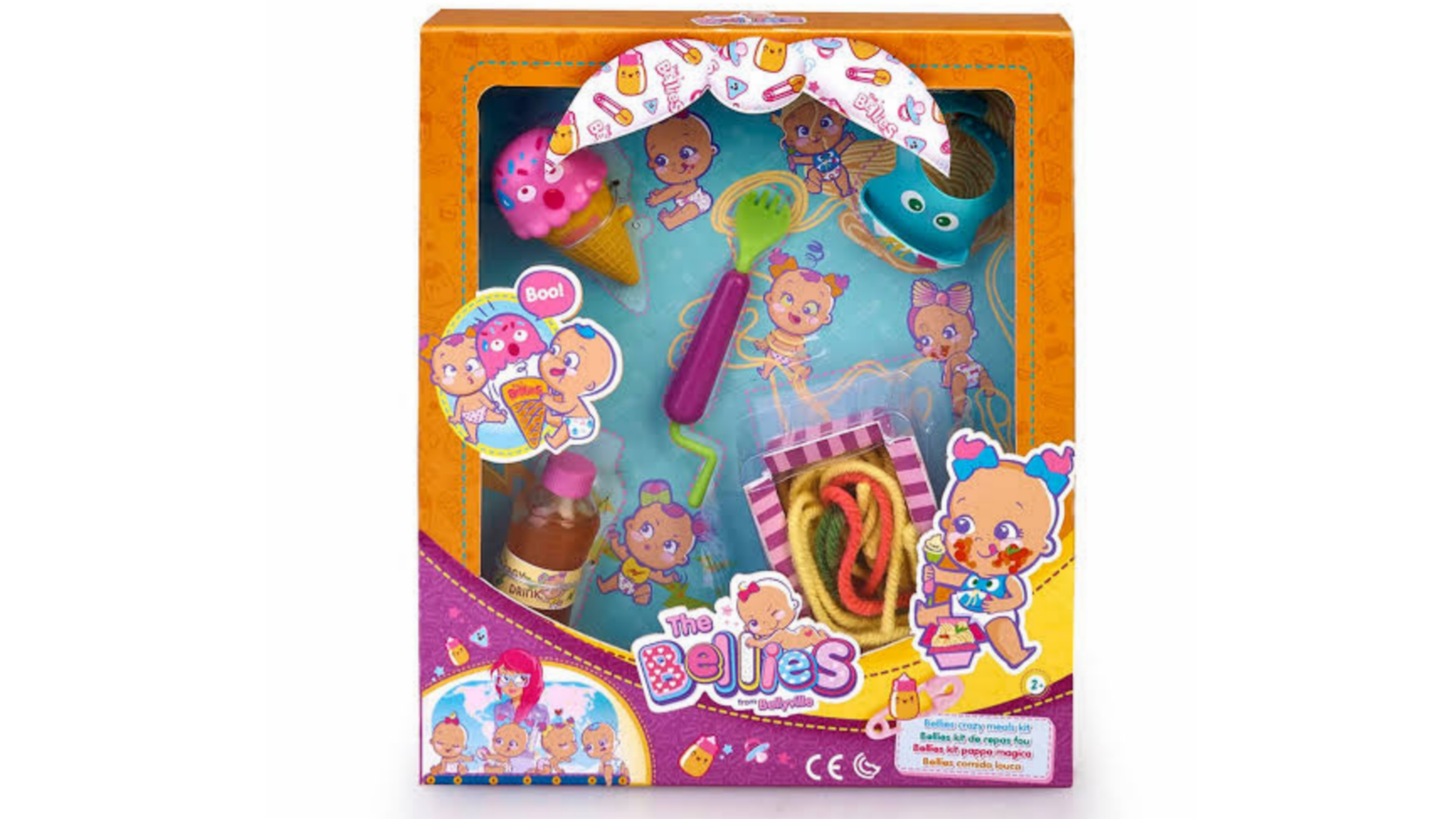 The bellies Set de comida Magica Accesorios para Muñeca 