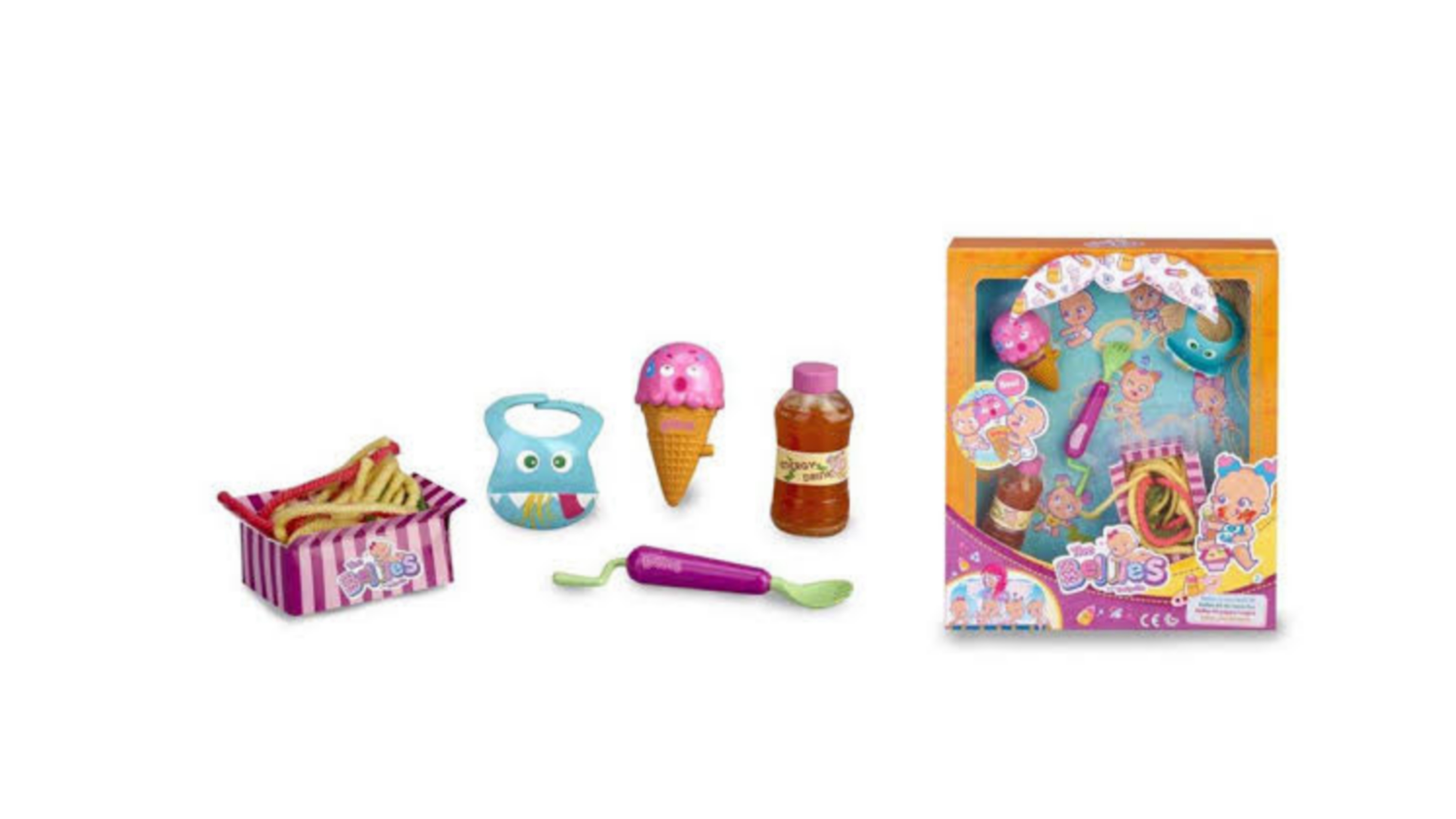 The bellies Set de comida Magica Accesorios para Muñeca 
