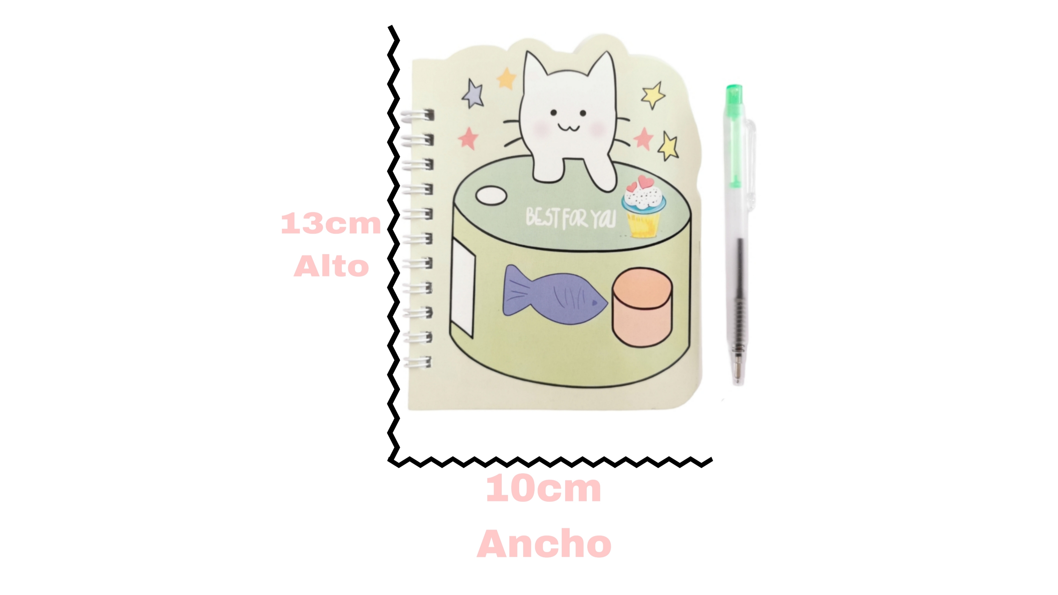 Libreta de kuromi de Raya set de 12pcs con plumas de regalo sencilla