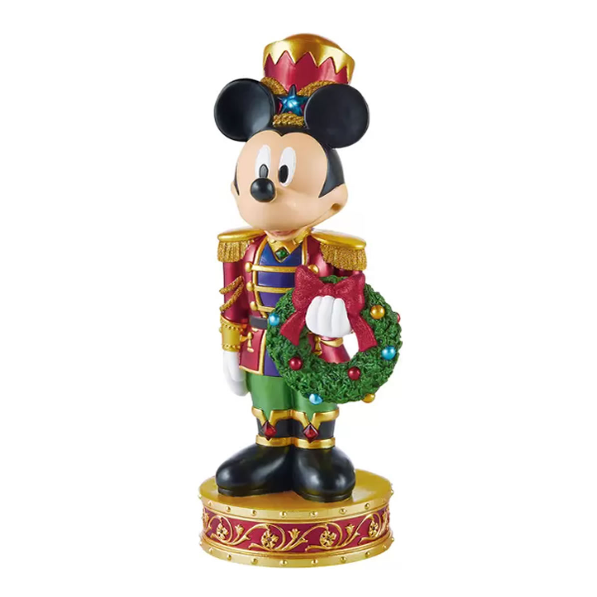 Figuras Navideñas Cascanueces Mickey y Goofy 2 pzas