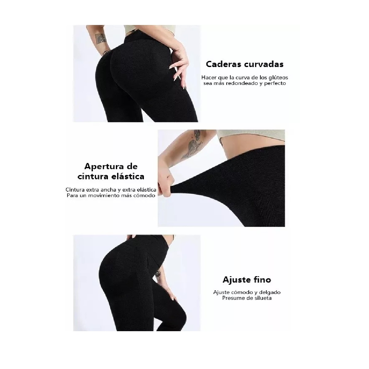 Leggins Deportivos Mallas Mujer Yoga Gym Levanta Pompa M