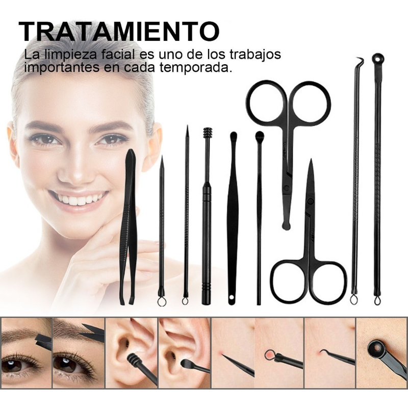 Ciicii Set De Manicura Y Pedicura 24 En 1 Kit De Cortauñas